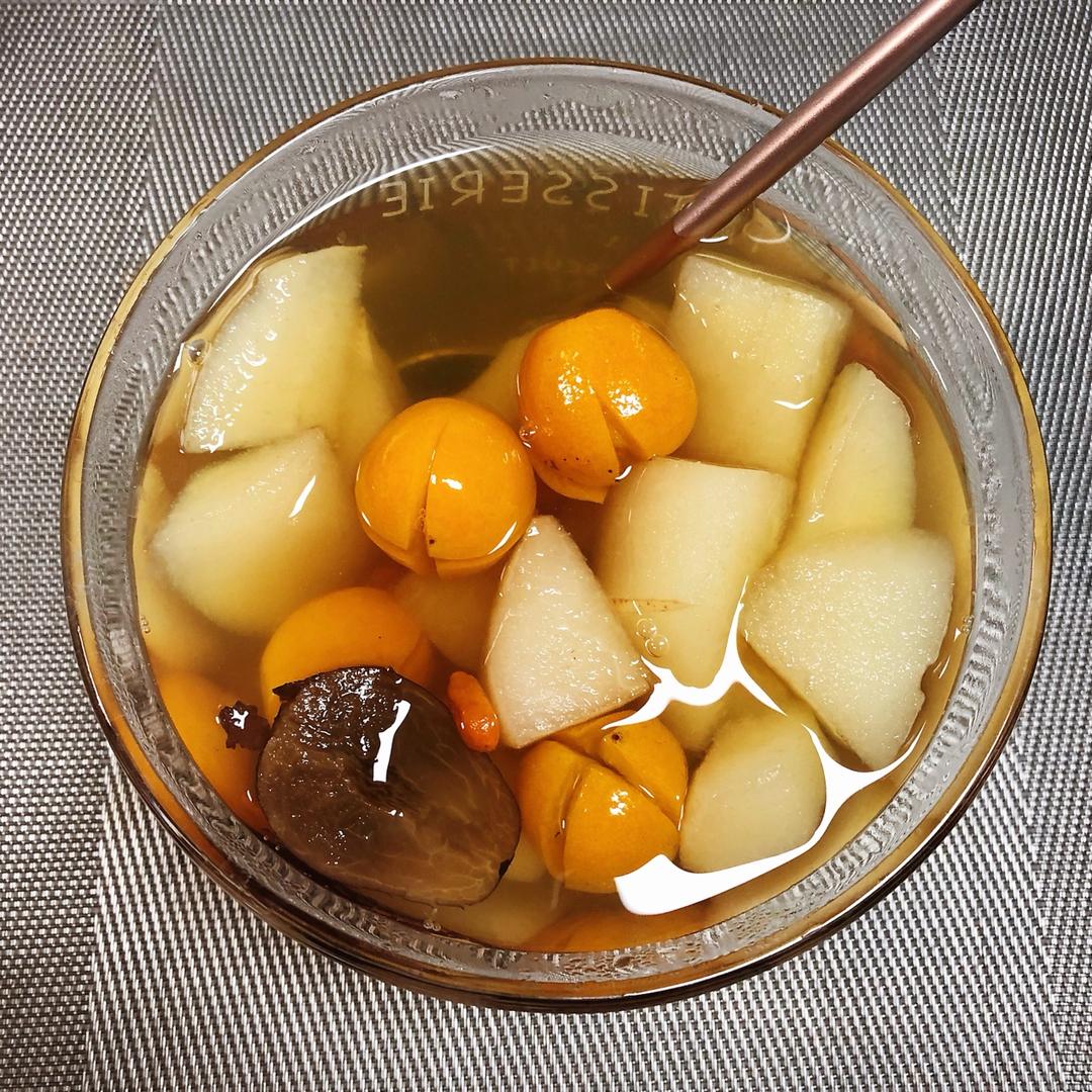 金桔雪梨汤