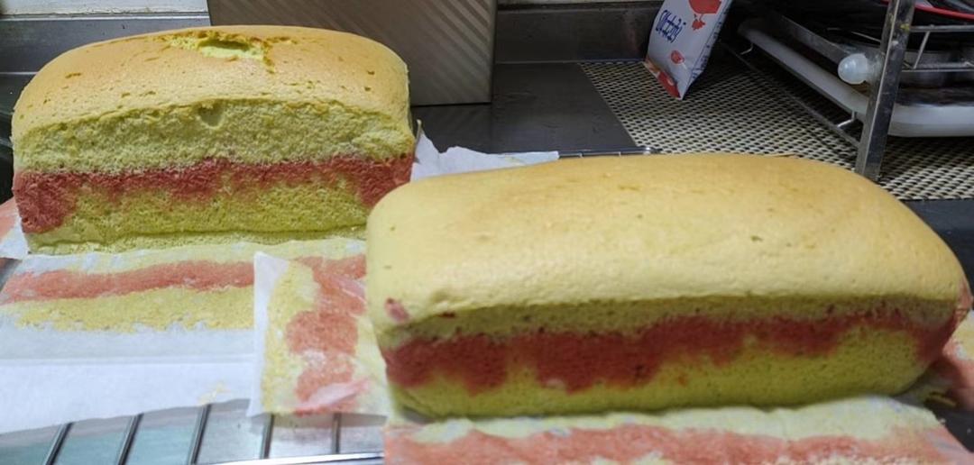 咸蛋黄肉松抖臀蛋糕