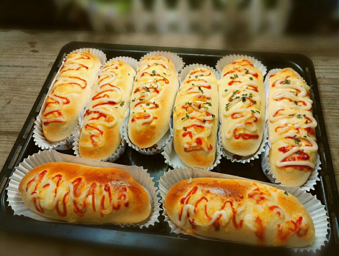 香葱芝士火腿面包  新手必修版