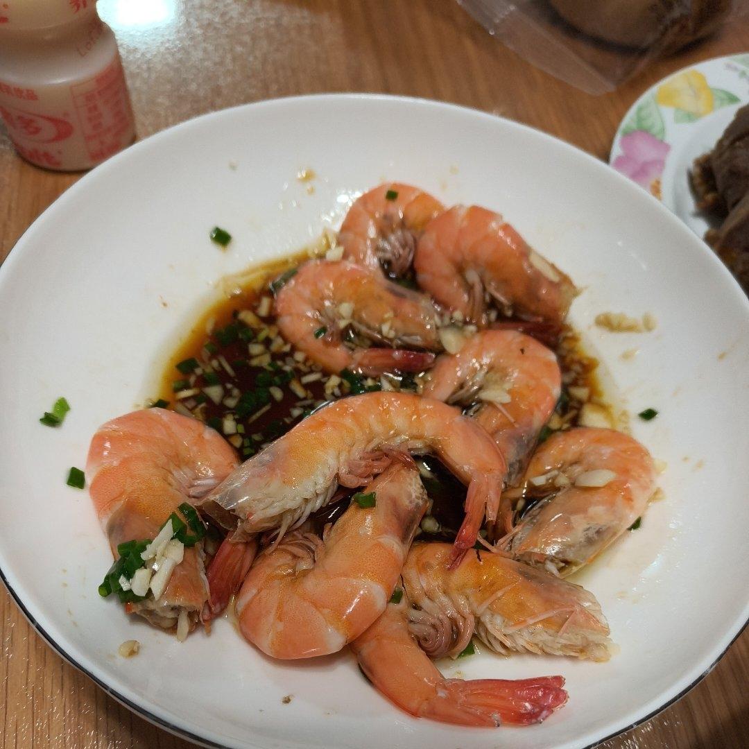 最简单的白灼虾（水煮）盐水基尾虾