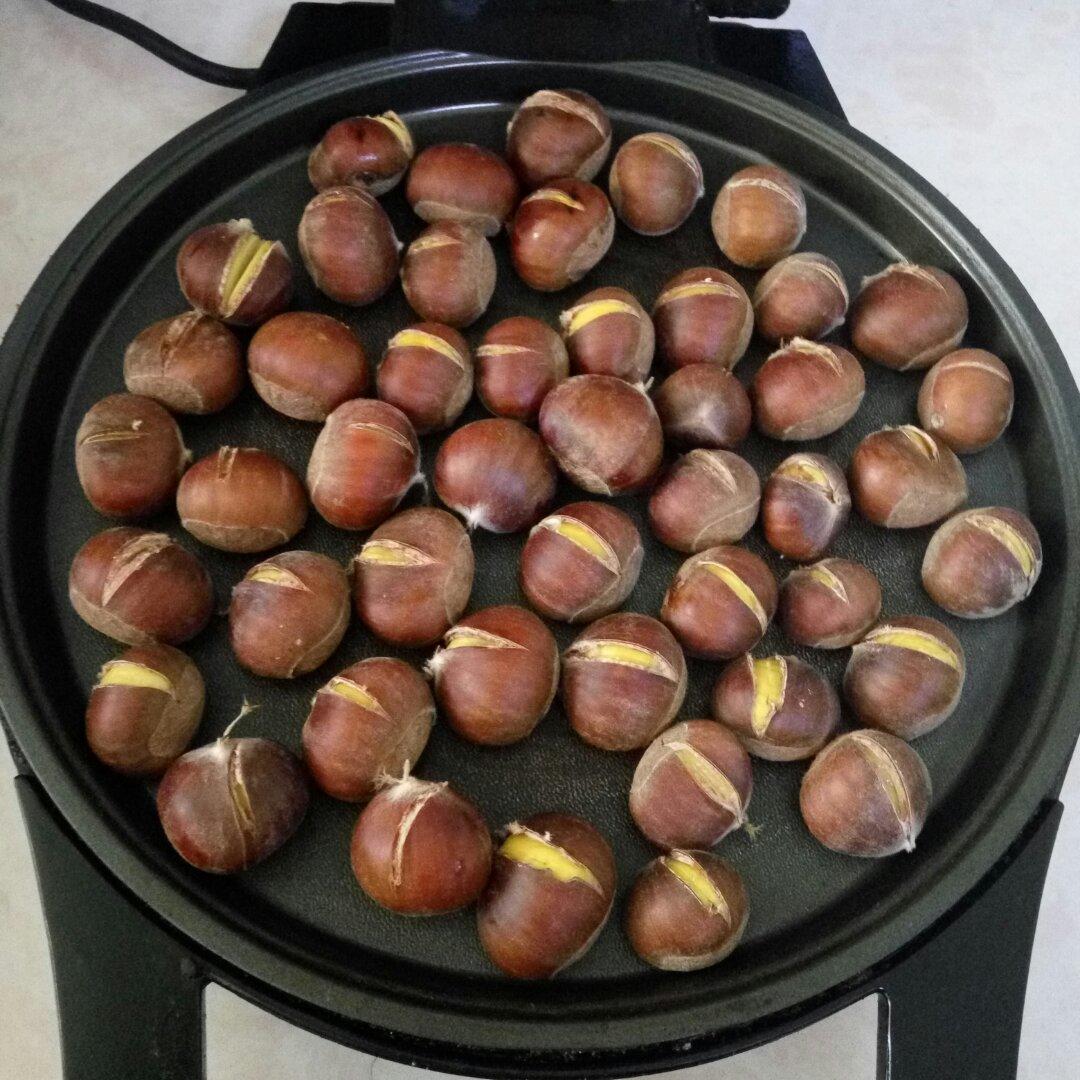 电饼铛版烤板栗