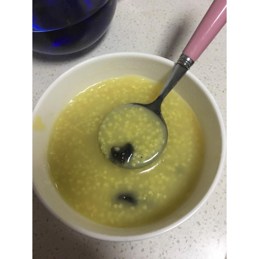 鸡汁小米海参粥