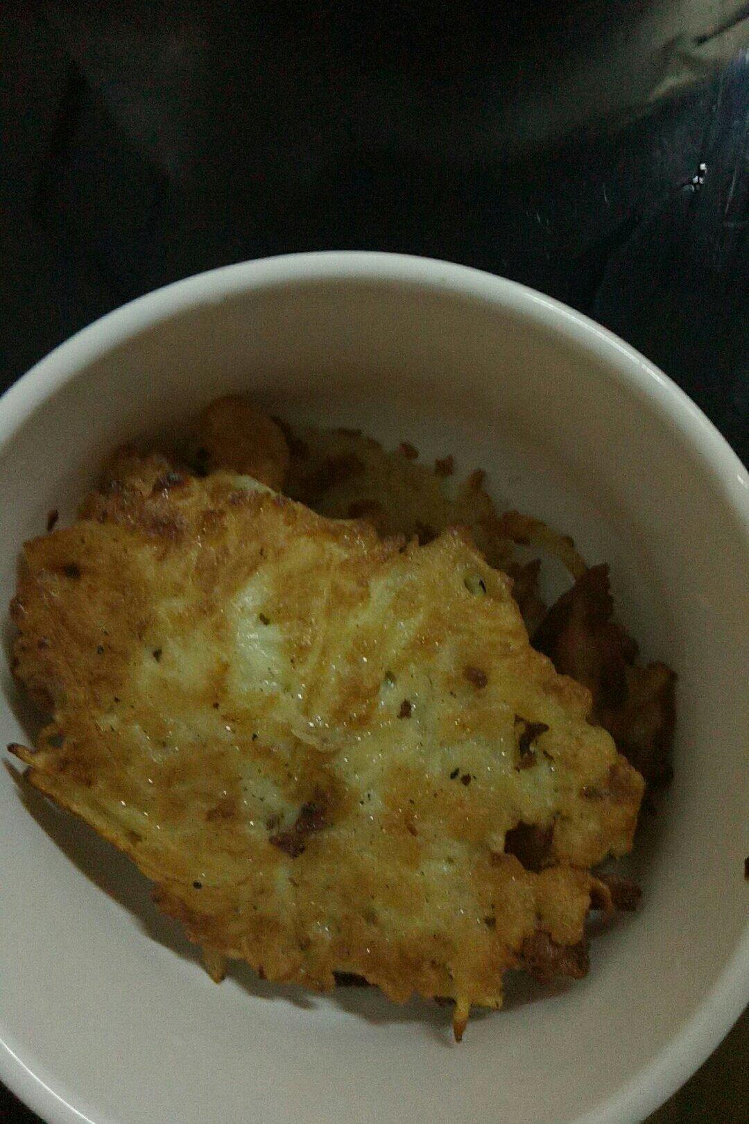 土豆丝鸡蛋饼