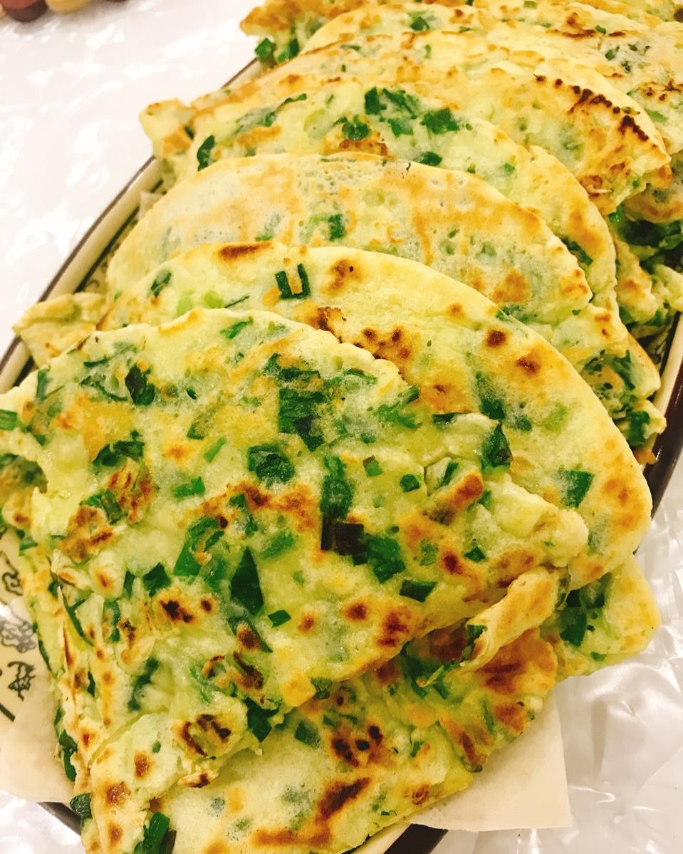 懒人韭菜鸡蛋饼