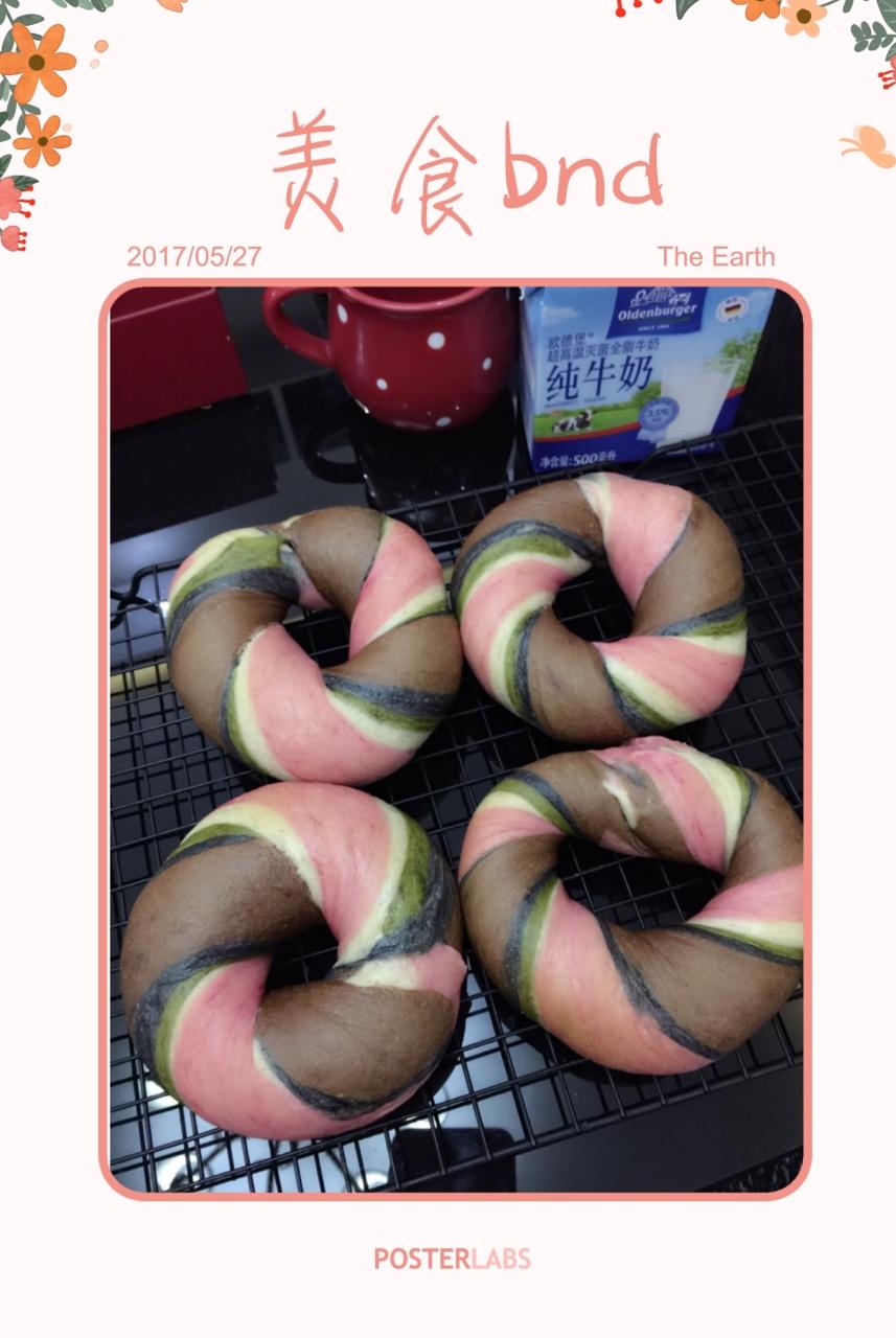 彩虹🌈贝果~给生活增加点色彩