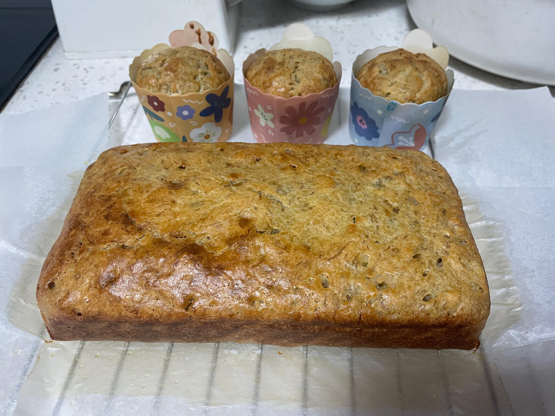 香蕉蛋糕 banana bread （非低糖）传统配方