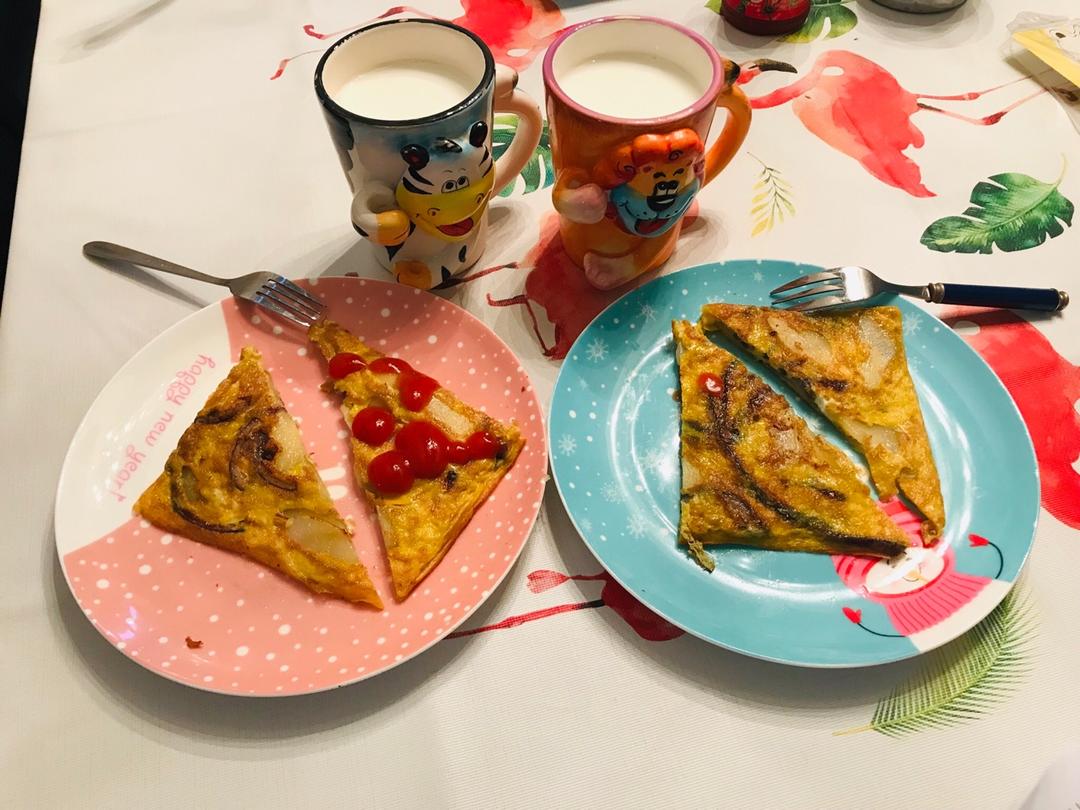 西班牙土豆煎蛋饼
