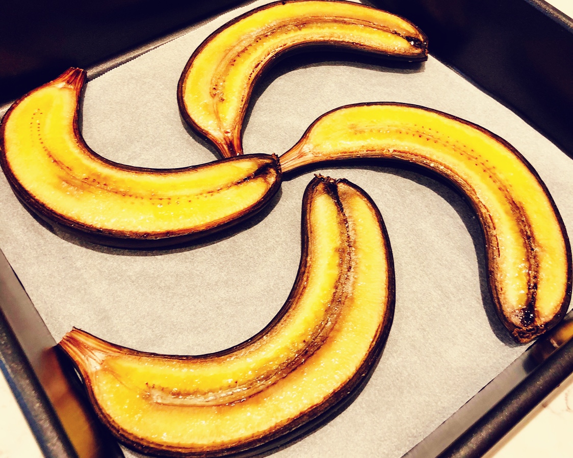 没有比这更简单的甜品之烤香蕉🍌
