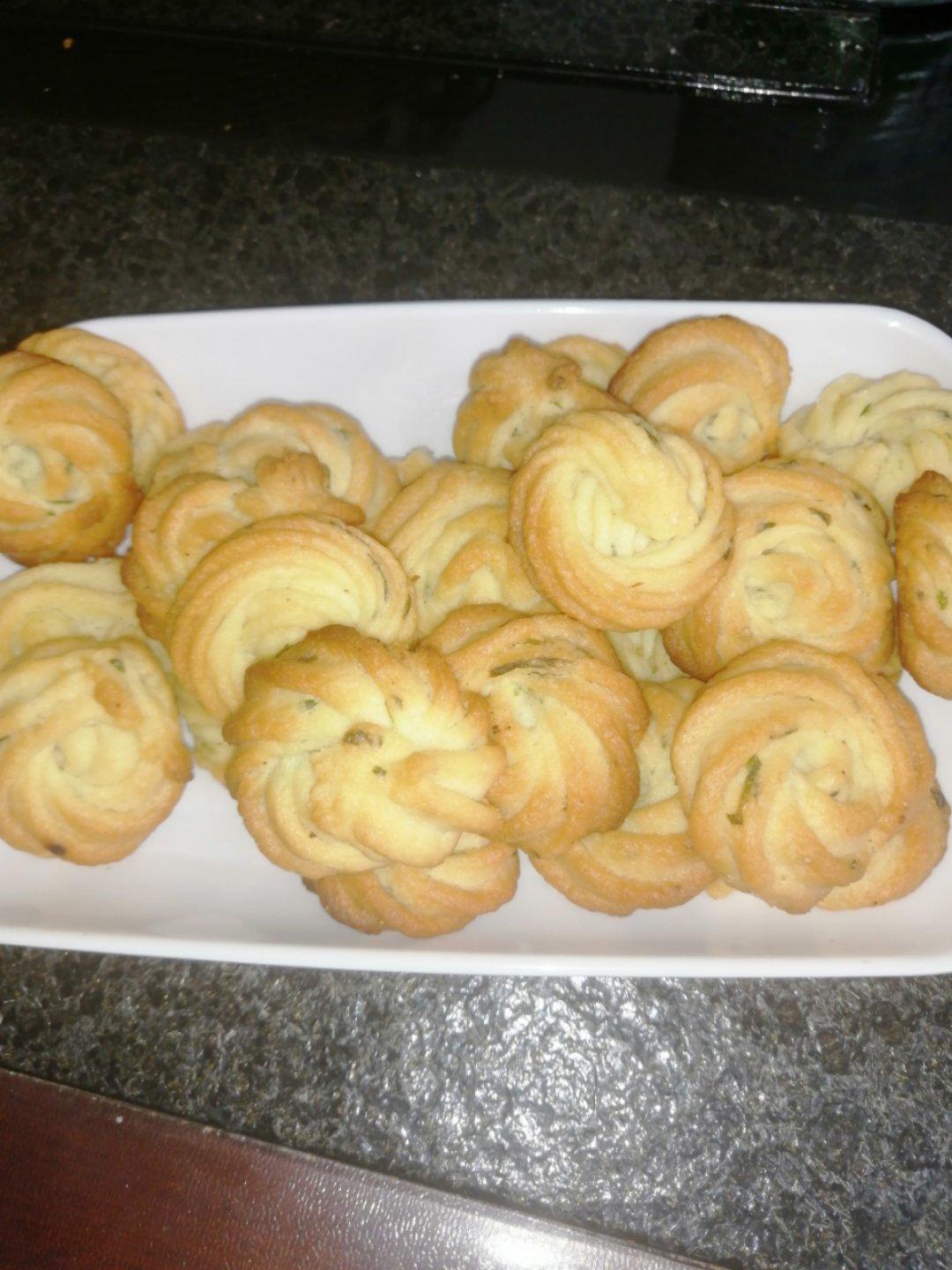 葱香曲奇——酥脆的咸味饼干