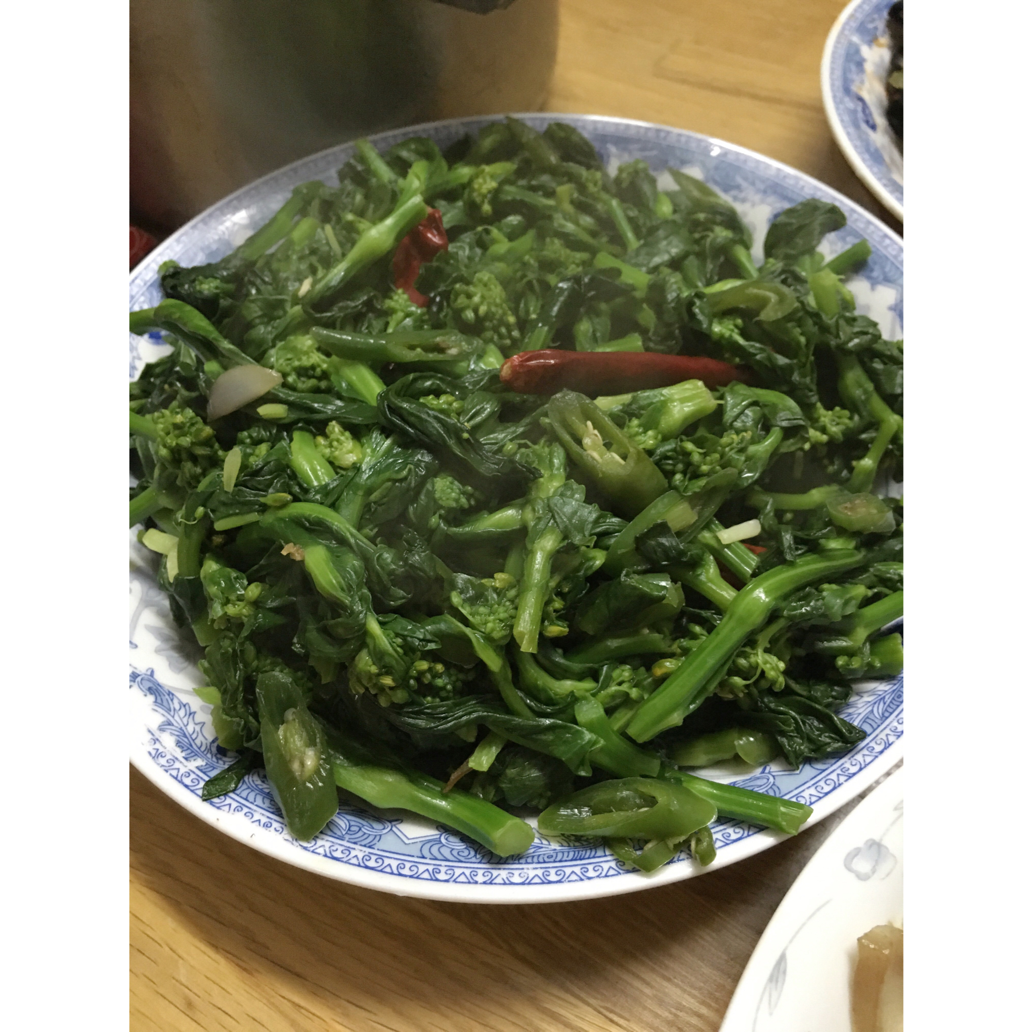 炒白油菜头