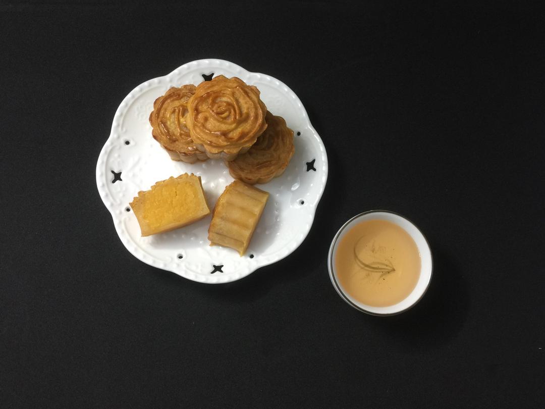金沙奶黄月饼