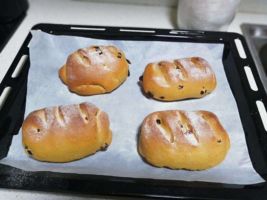蔓越莓全麦黑糖面包