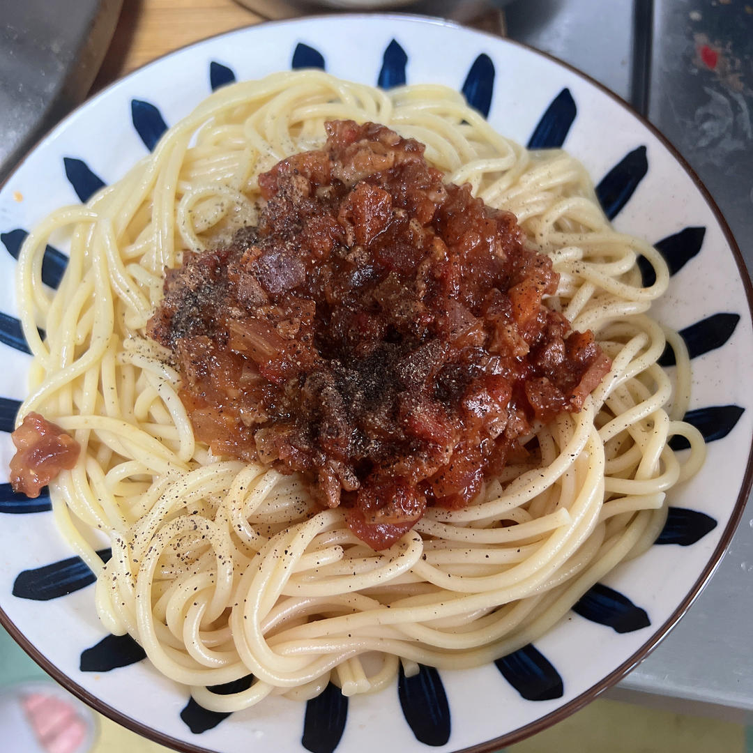 番茄肉酱意大利面