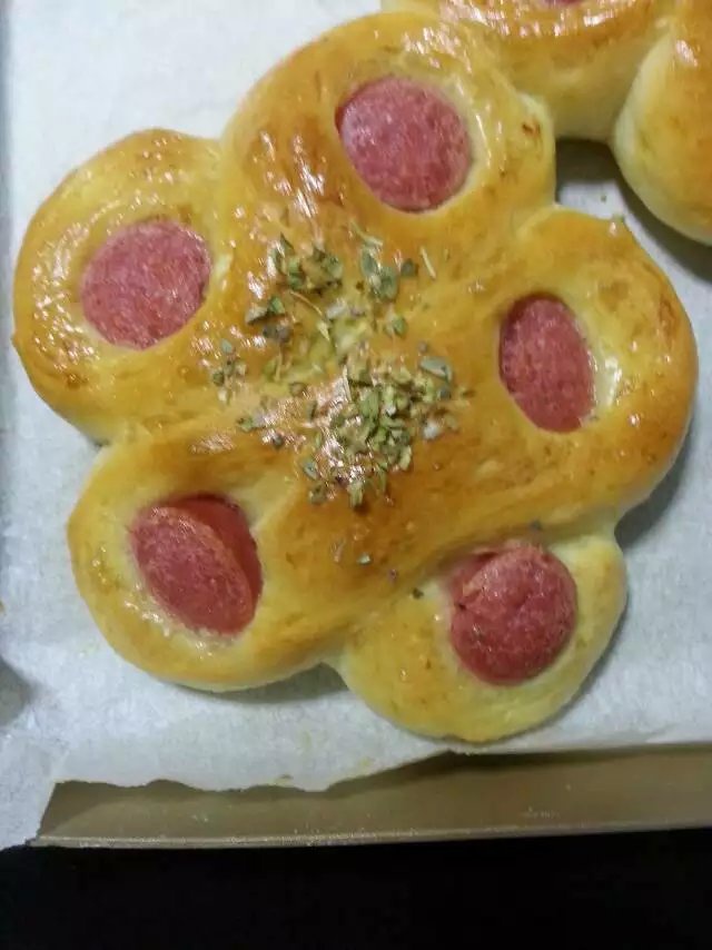 香肠花式面包