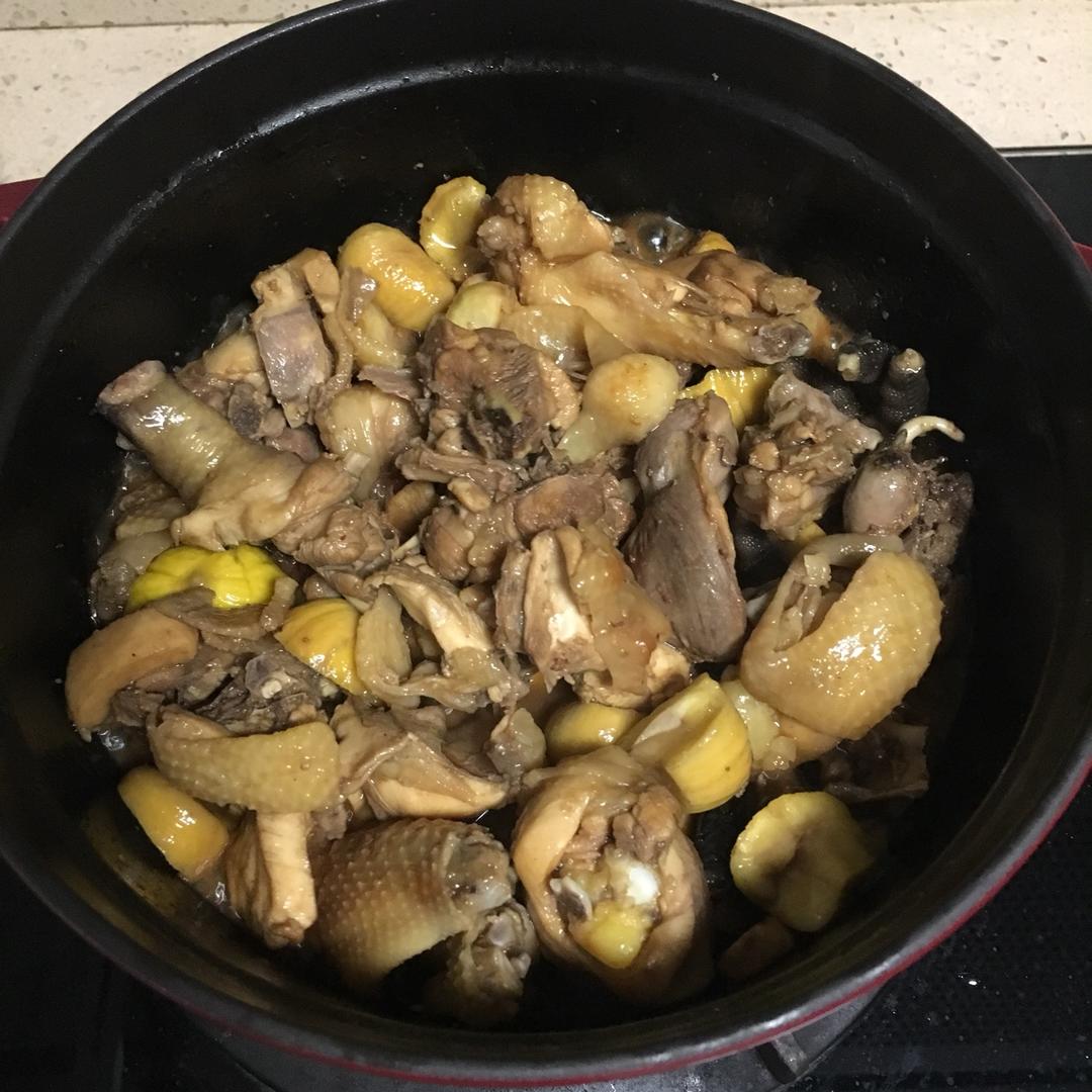 板栗焖鸡