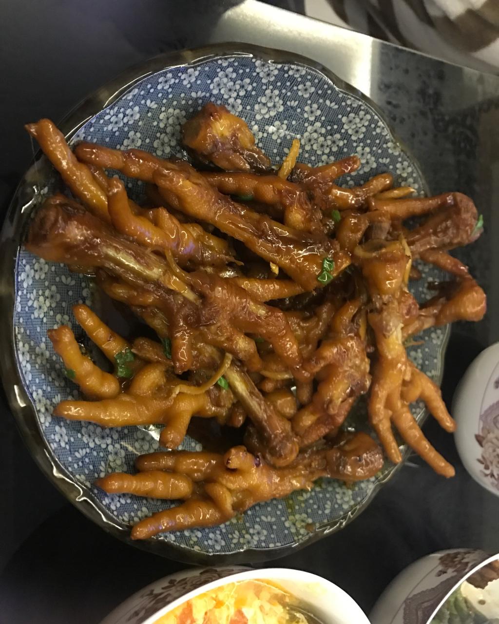 香辣烧鸡爪