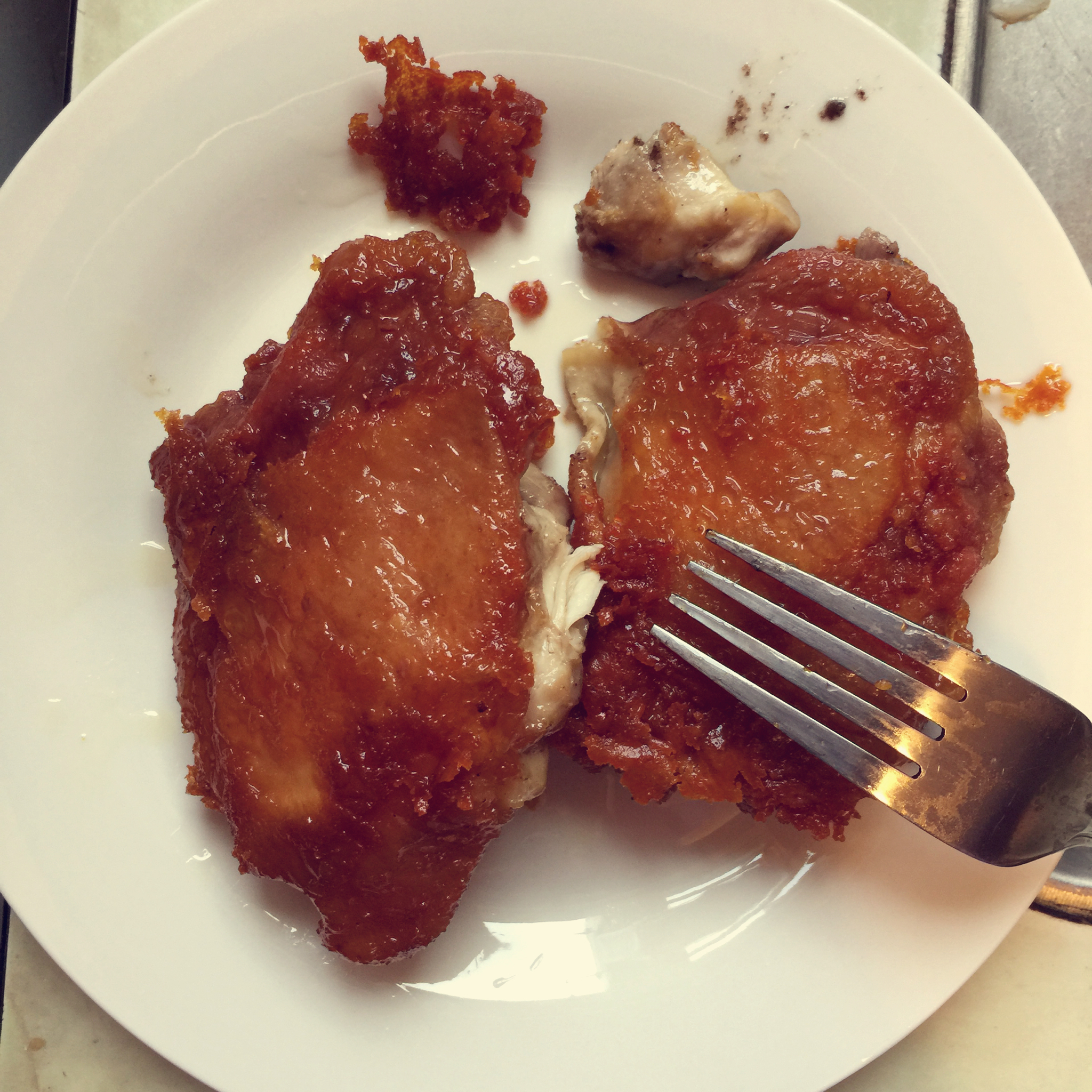 简单快手照烧鸡腿饭