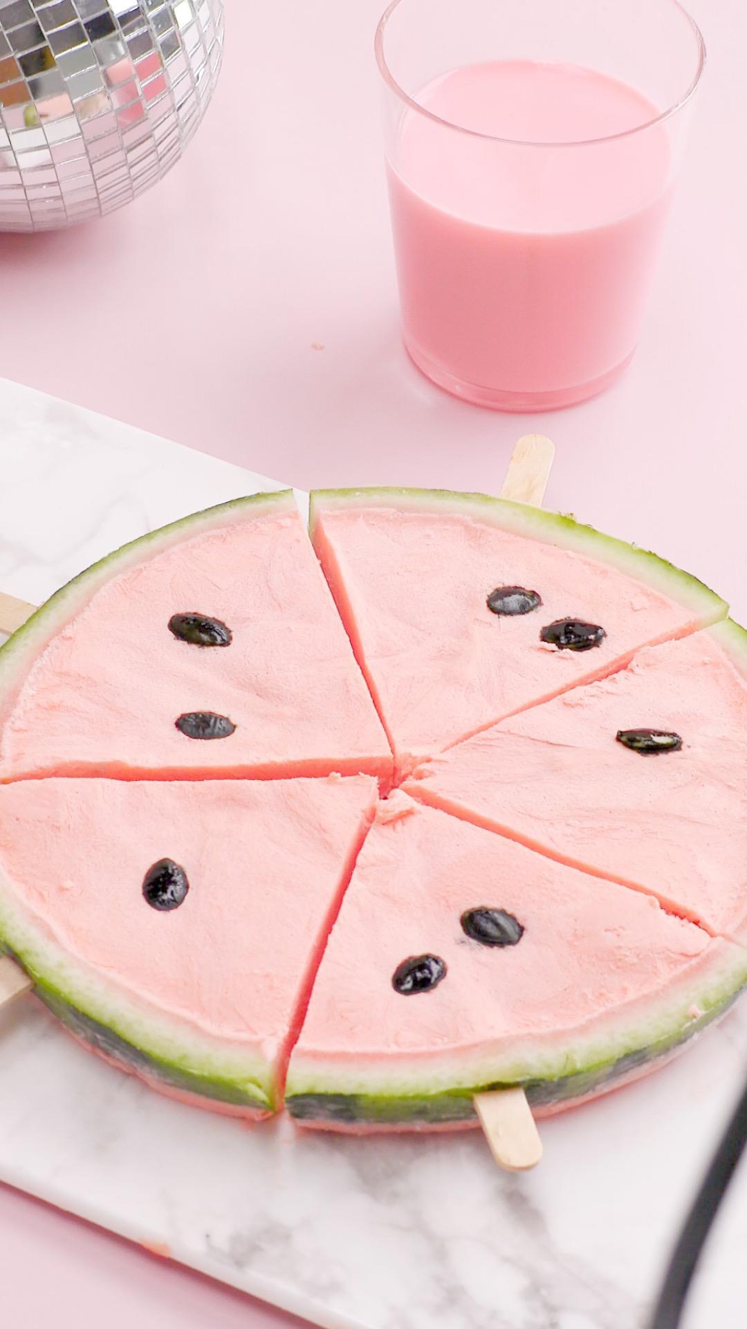 西瓜冰淇凌的做法