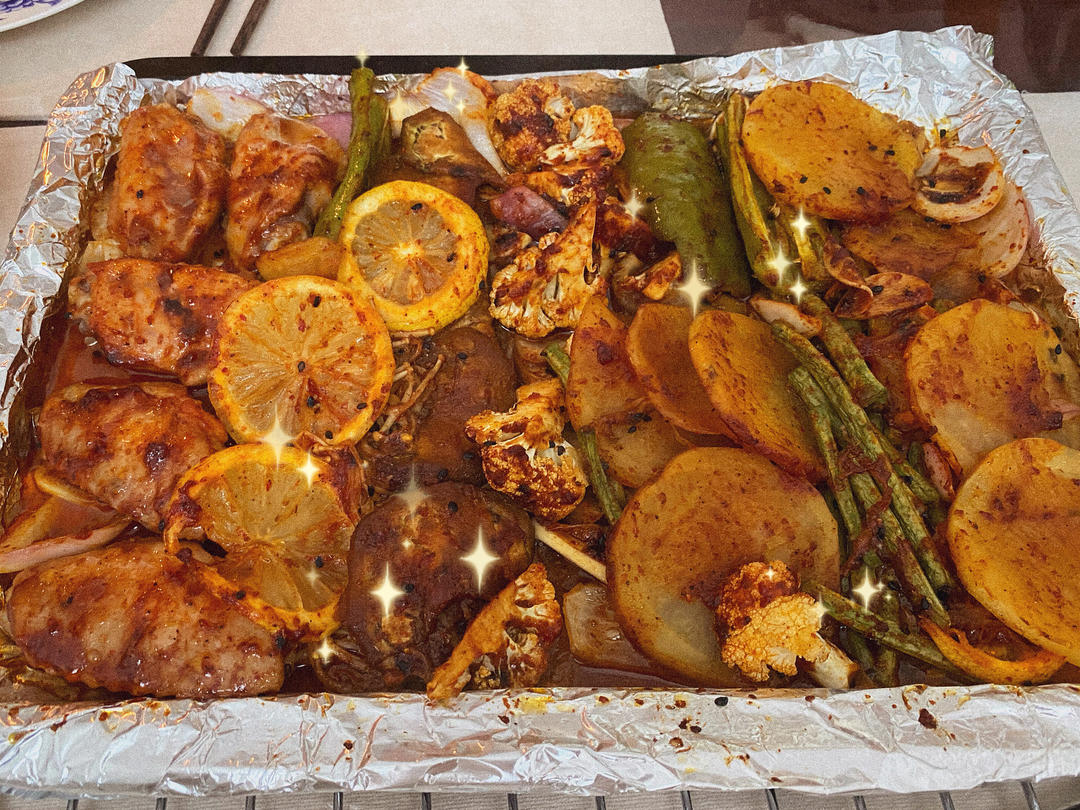 烧烤拼盘（家用烤箱版）