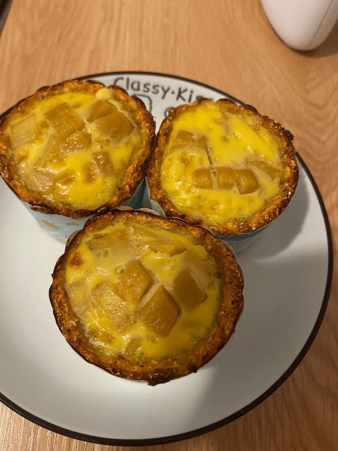 红薯燕麦挞