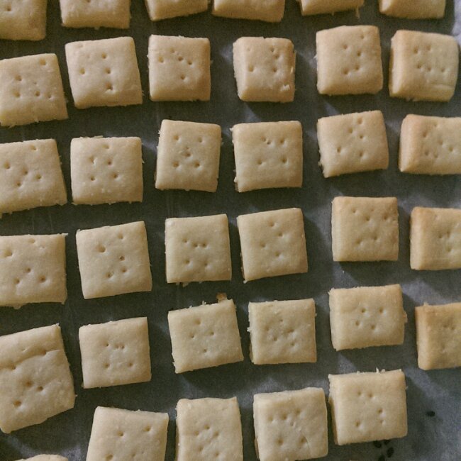 牛奶方块小饼干