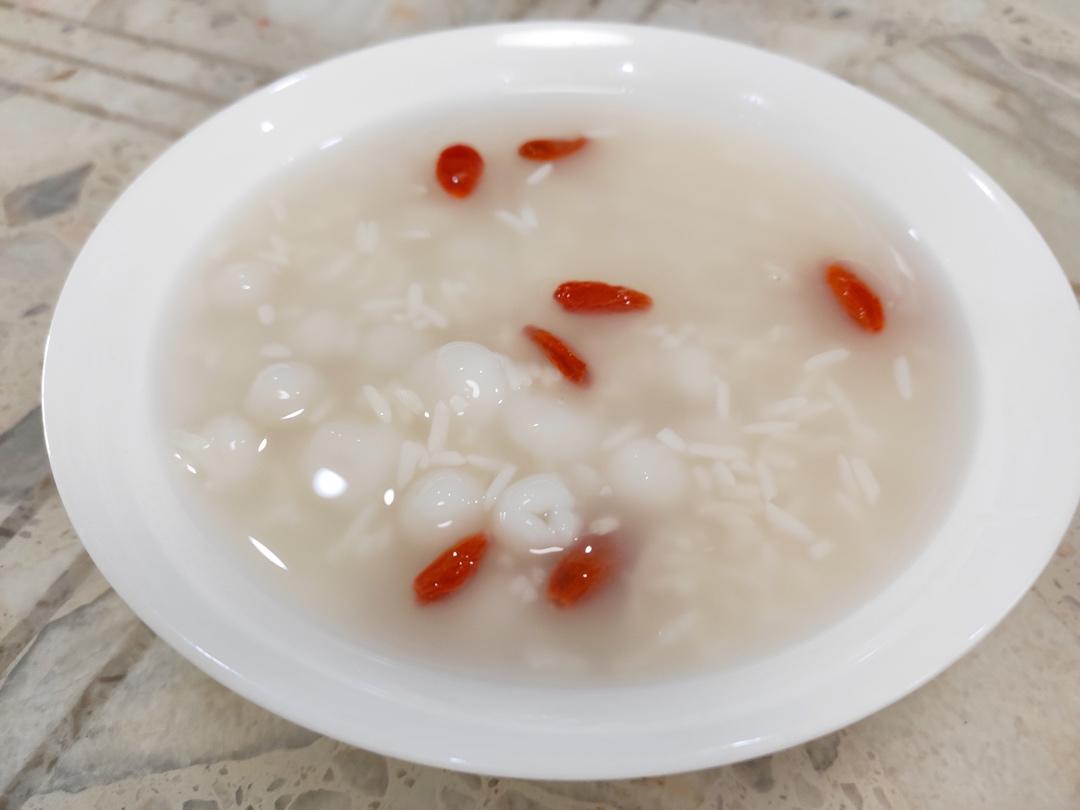 蛋花酒酿圆子