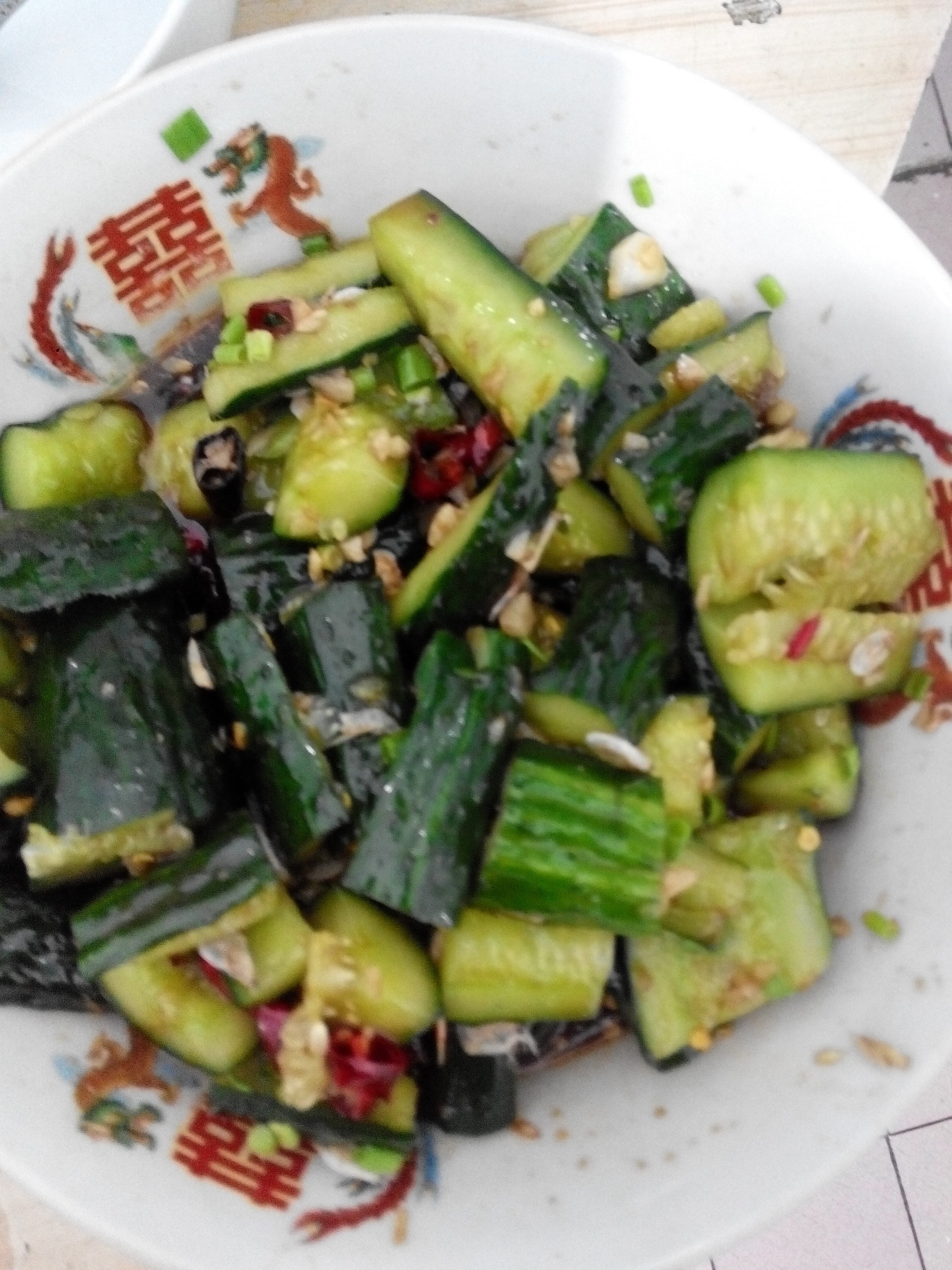 蒜泥拍黄瓜