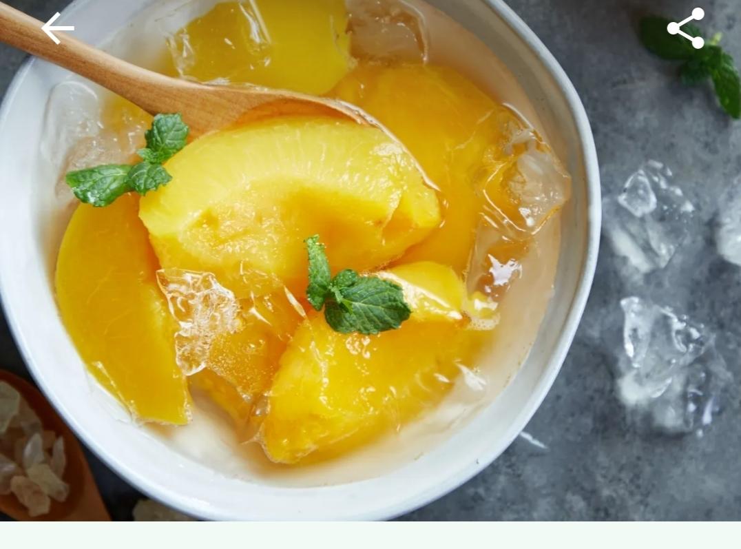 糖水黄桃（水果甜蜜蜜，美善品善厨食谱精选），糖水桔子的做法