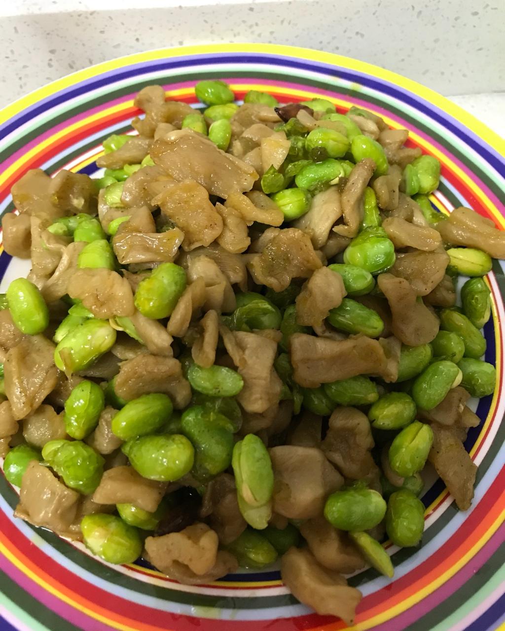 毛豆炒萝卜干