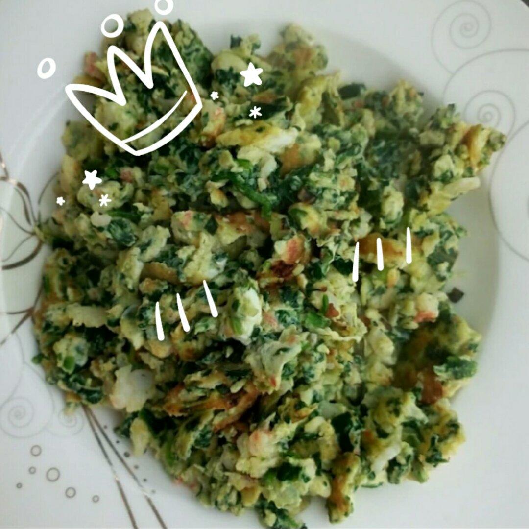 鸡蛋菠菜虾(鲜味十足简单营养)