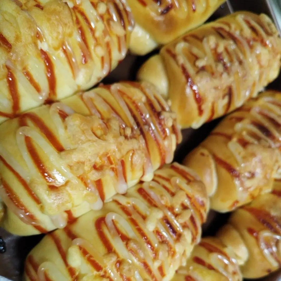 简单又好吃的肉松面包