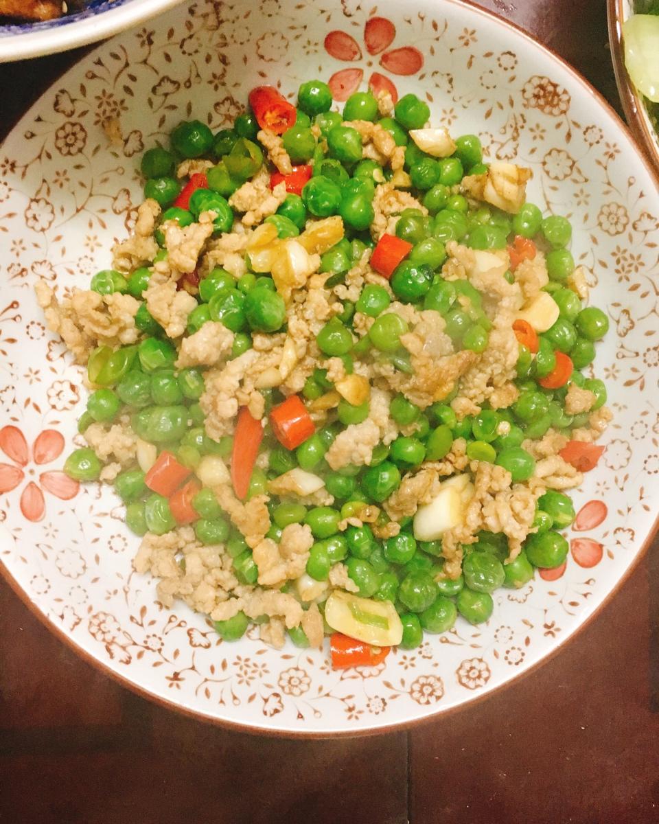 肉末豌豆