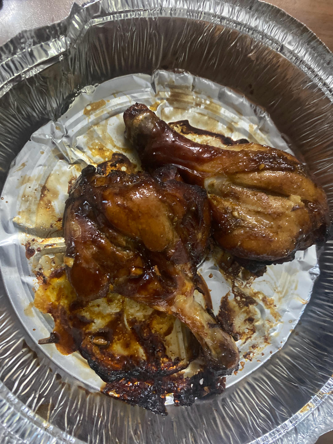 零难度！好吃到舔手指！空气炸锅无油烤鸡腿