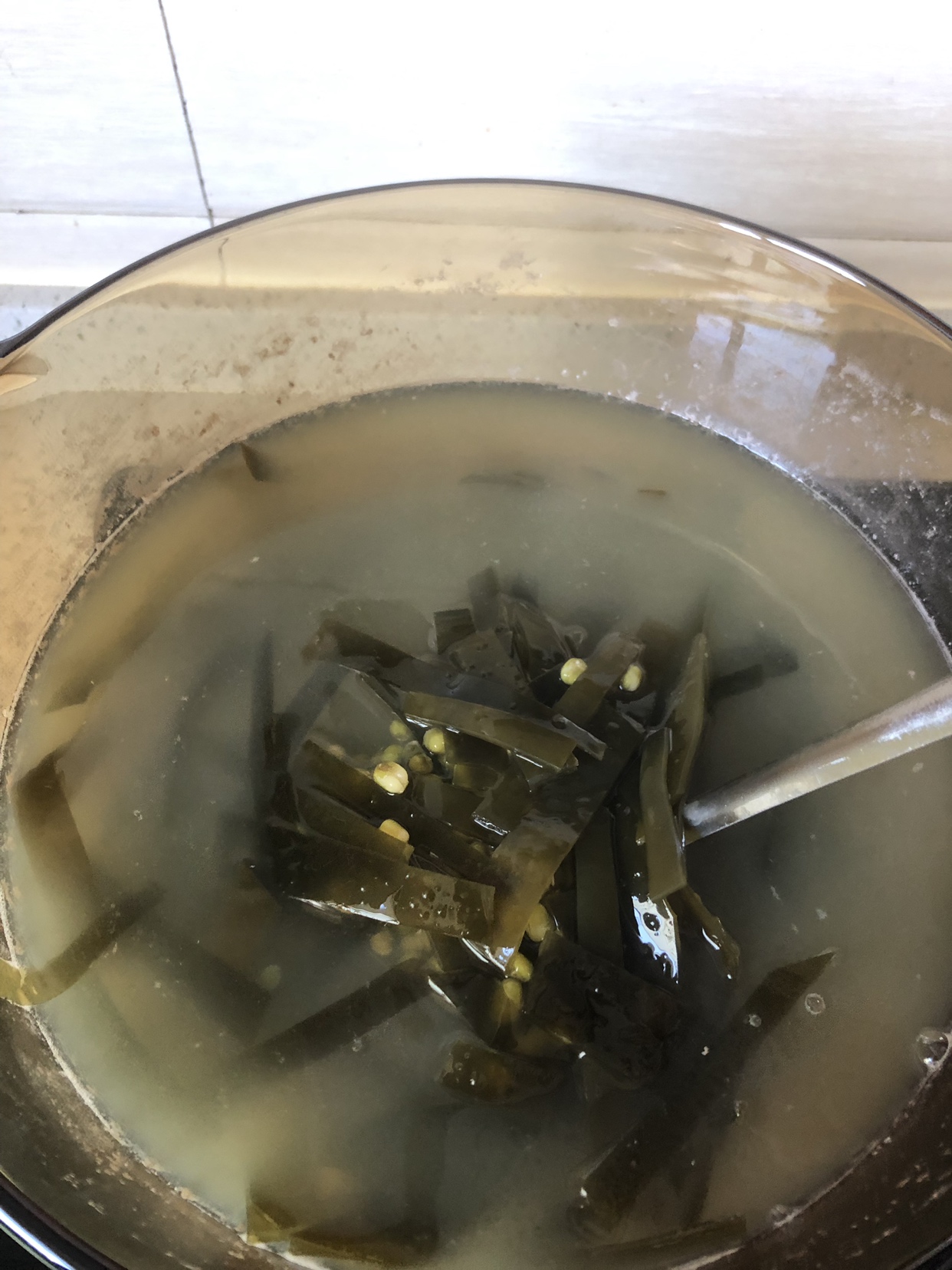 解暑降温绿豆海带汤（糖水）的做法 步骤3