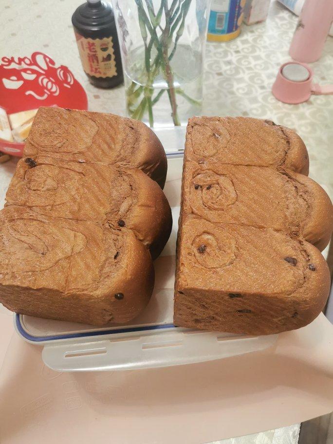 巧克力蔓越梅吐司~天然酵种(或波兰种)