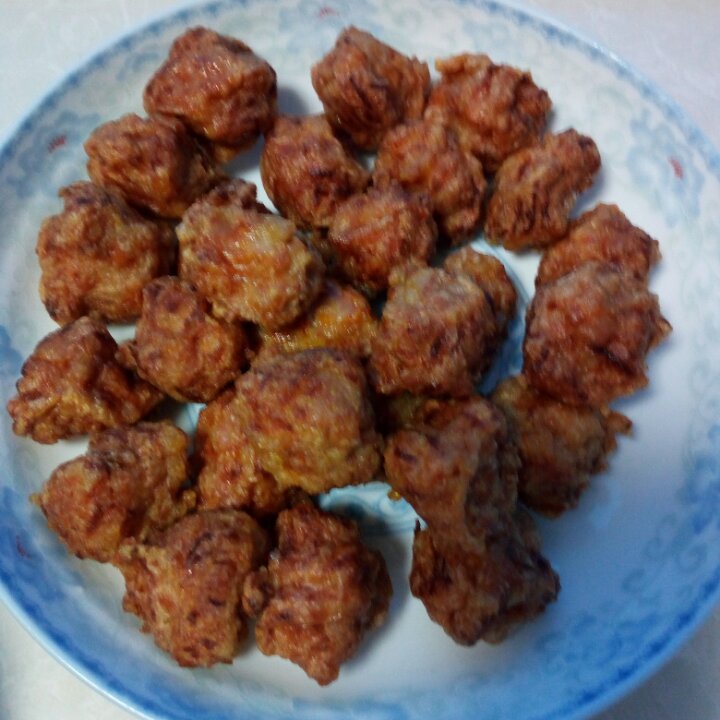 老丁的私房菜-酥脆肉丸子