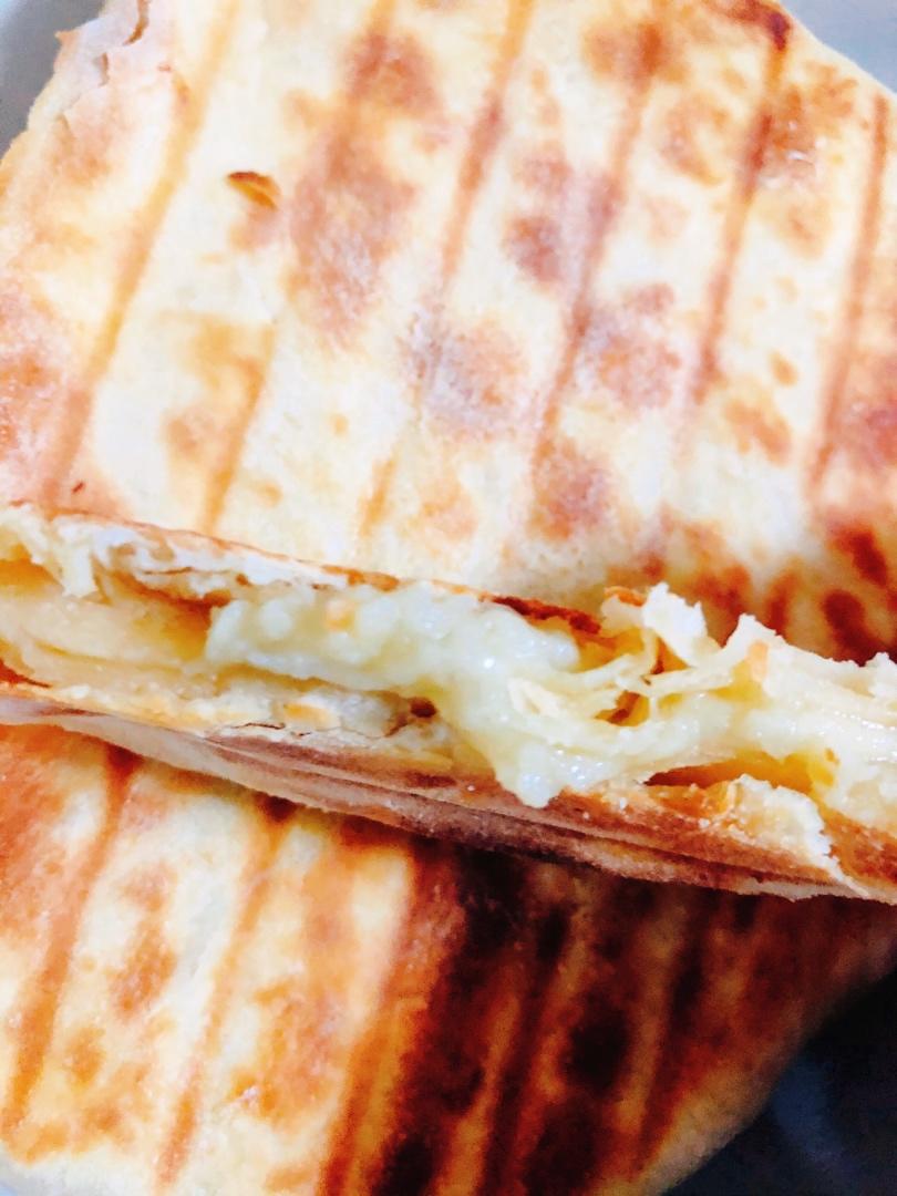 爆浆芝士榴莲饼