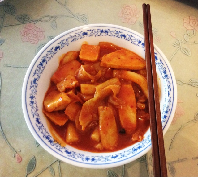 韩式辣炒年糕（or网红芝士套路之芝心年糕）