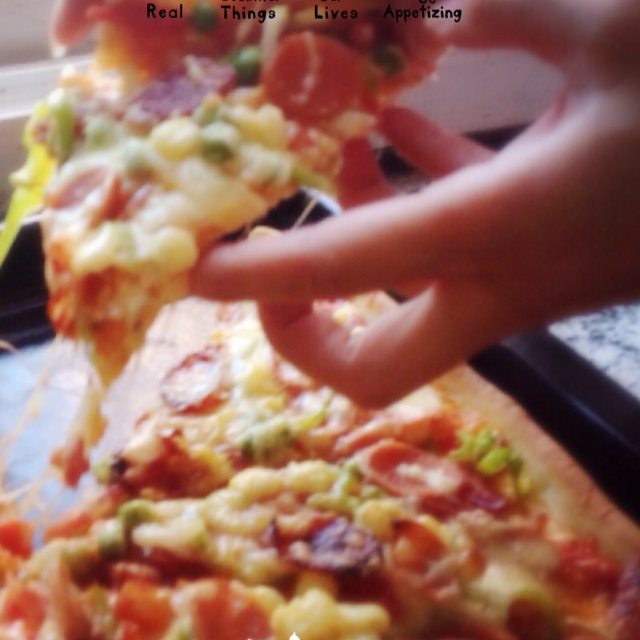 鲜虾培根薄披萨—海氏烤箱定制