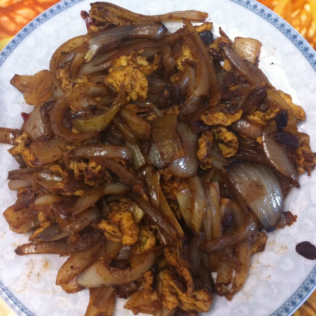 酱炒鸡蛋