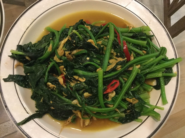 海米烧菠菜