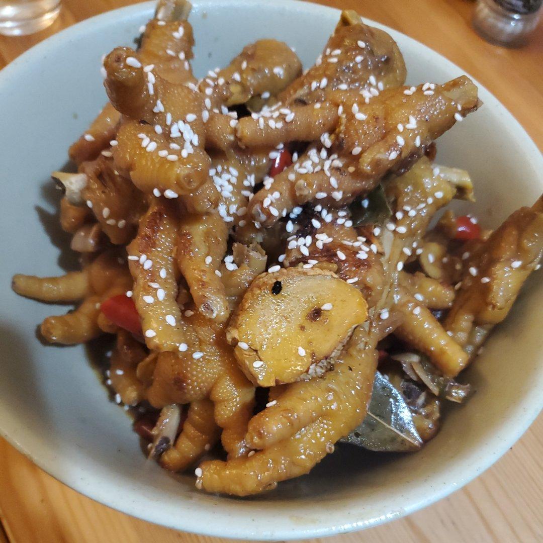 特色鸡爪饭店都吃不到的超级美味😆😆