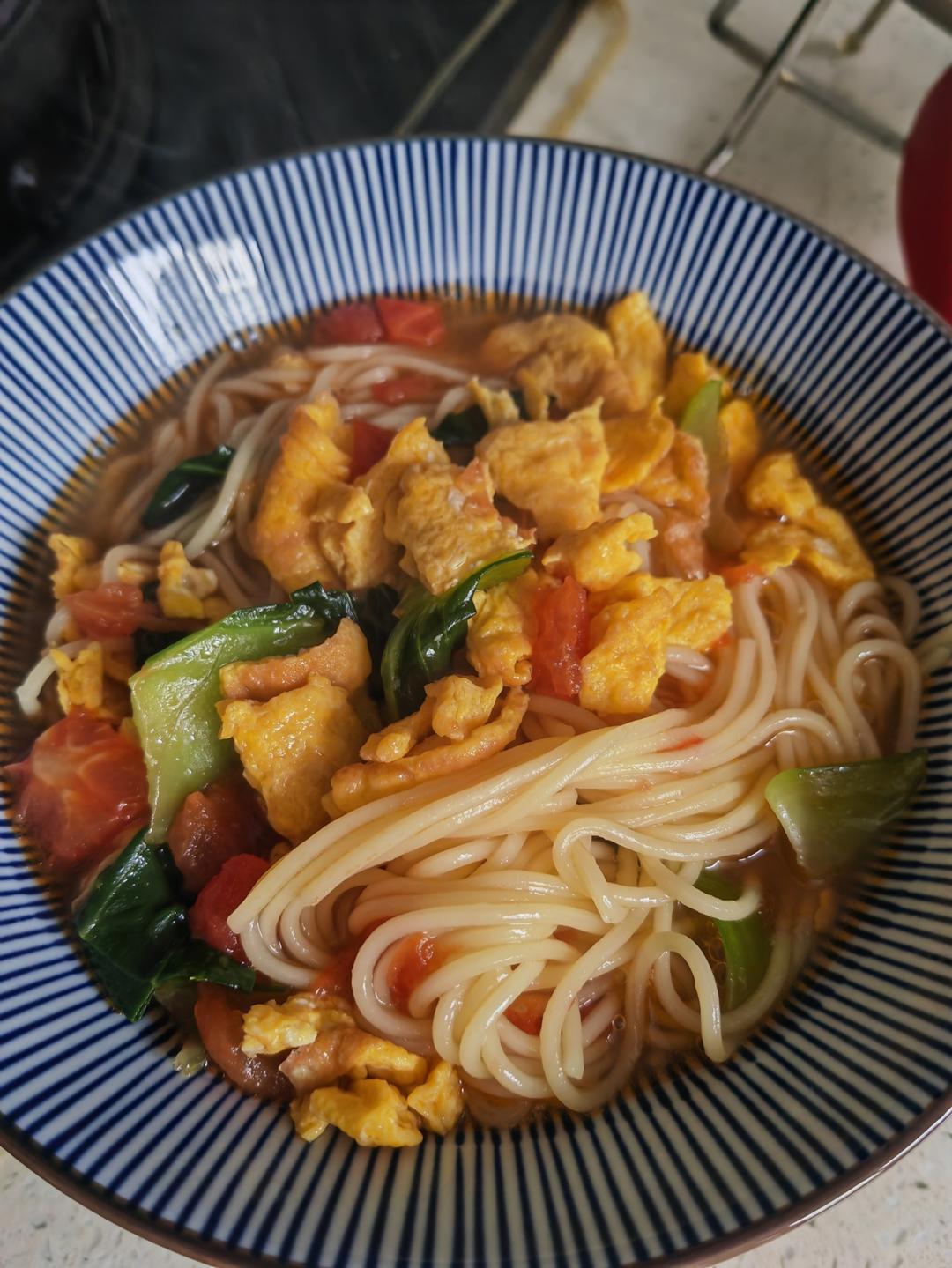 番茄鸡蛋炝锅面