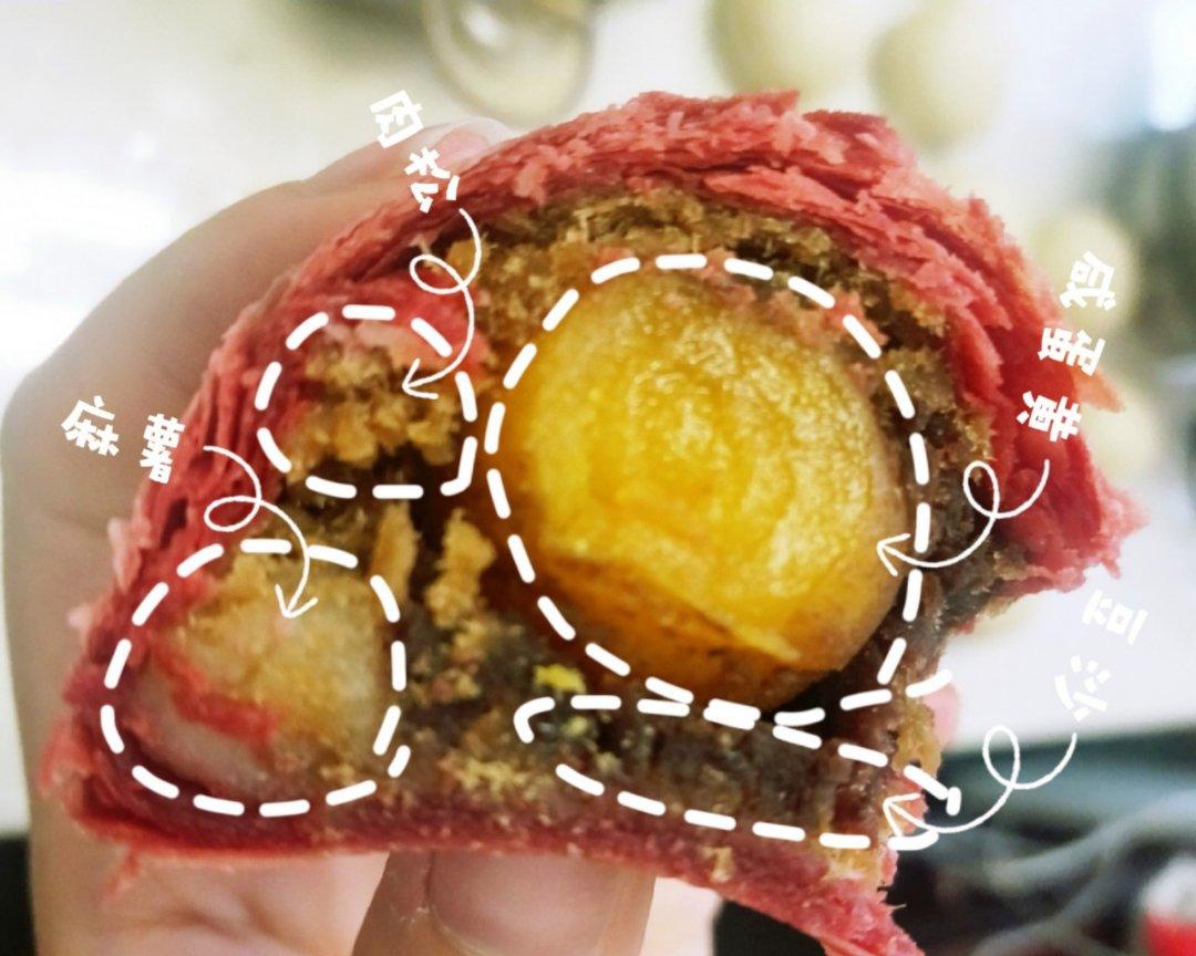 ㊙️网红麻薯肉松蛋黄酥🔥，好吃到爆‼️