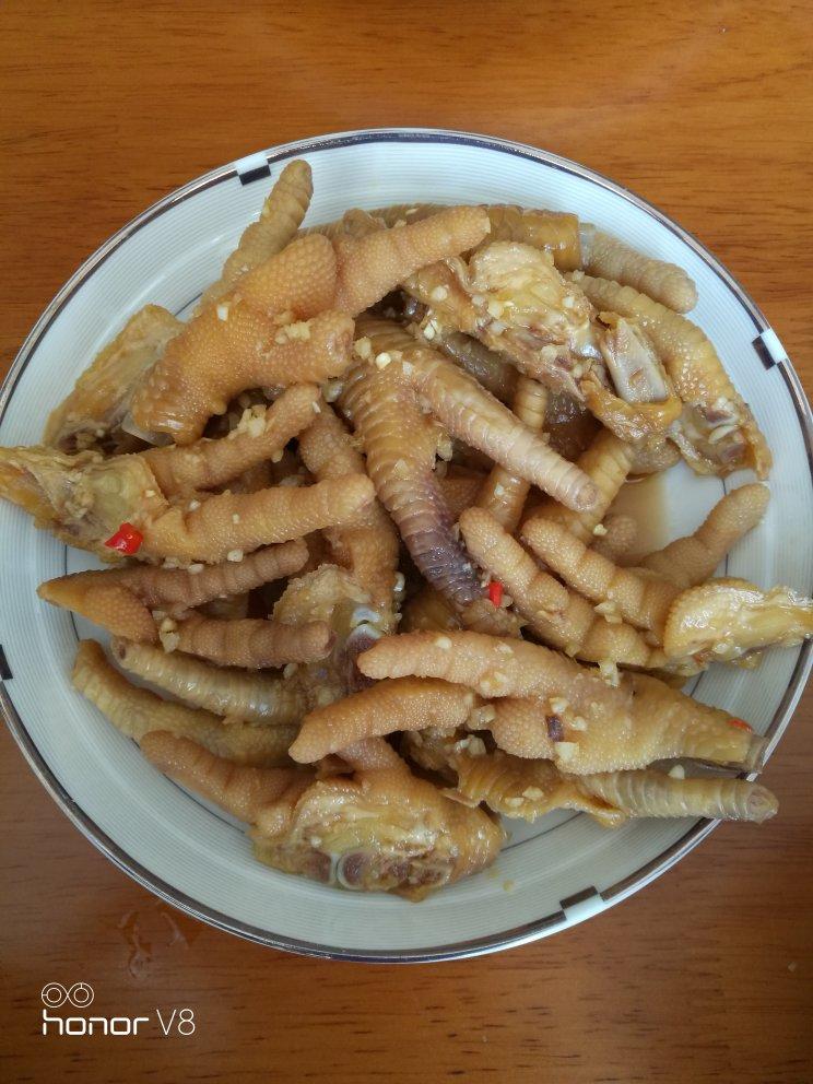 香辣蒜香凉拌爽脆鸡脚