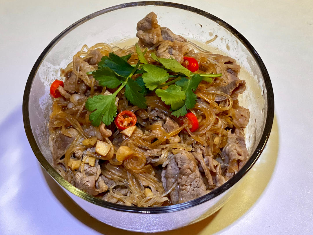 沙茶牛肉粉丝煲