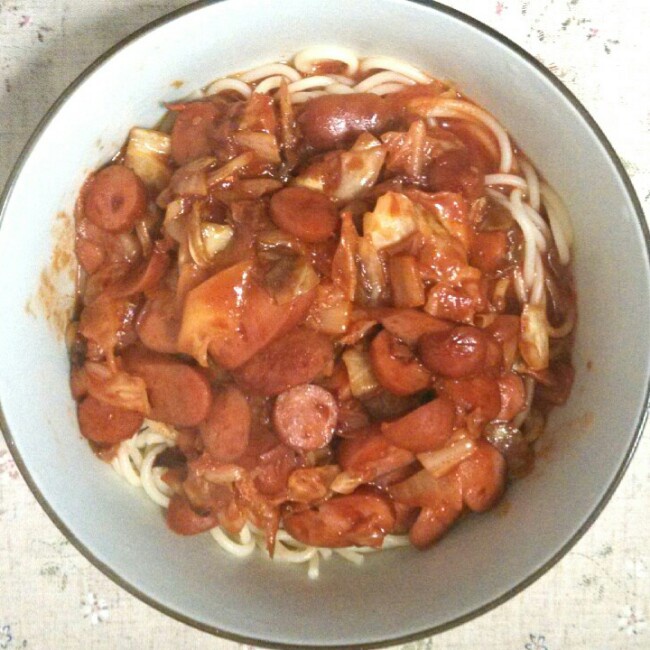 韩国泡菜意面