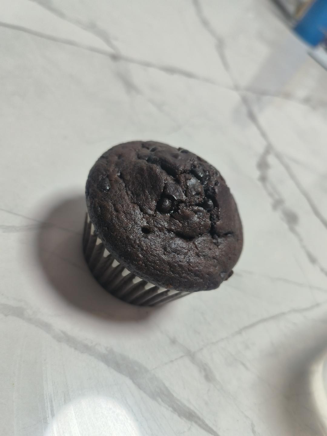 星巴克同款丨巧克力蘑菇头玛芬蛋糕丨免打发零失败