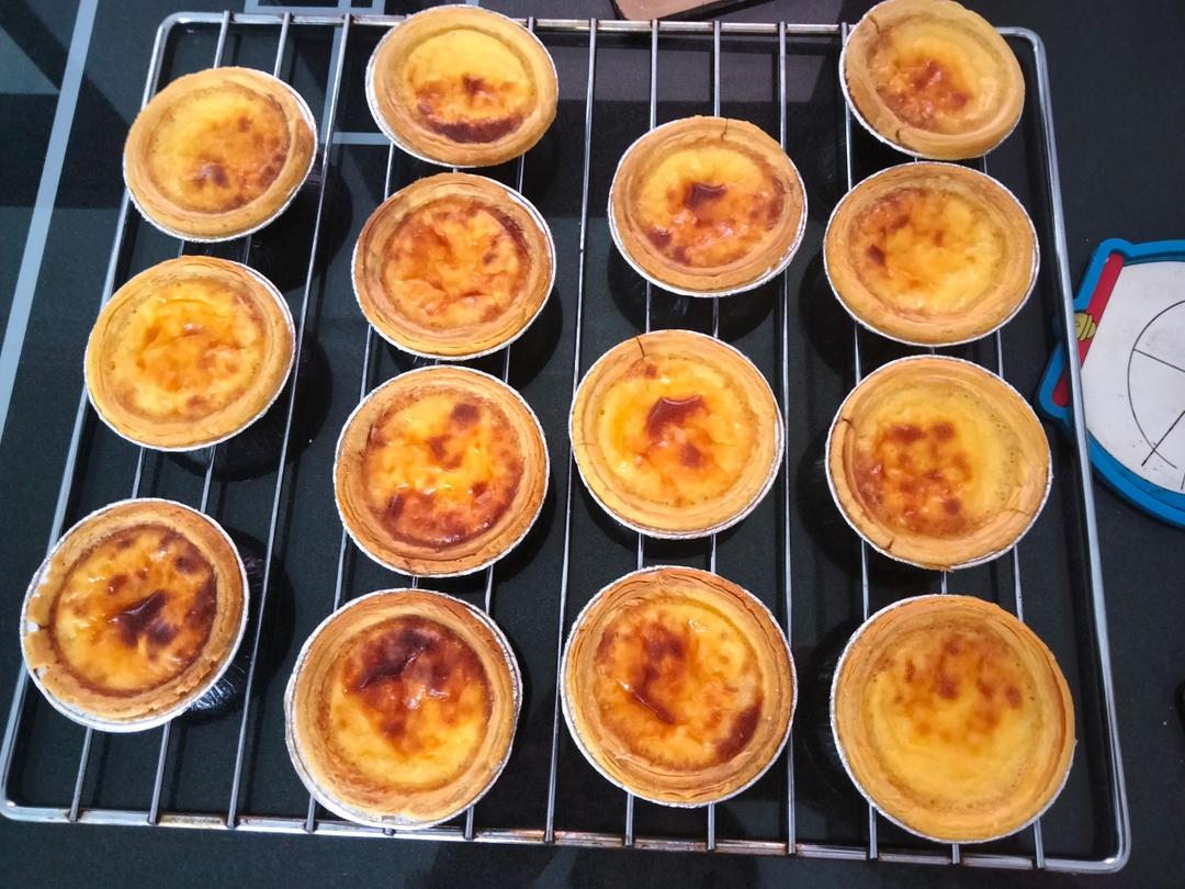 不需要奶油的烤蛋挞