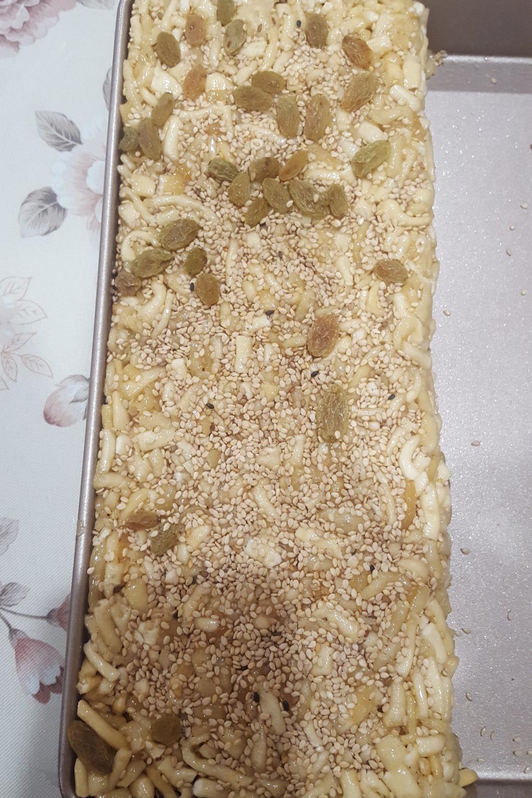 松软的鸡蛋沙琪玛